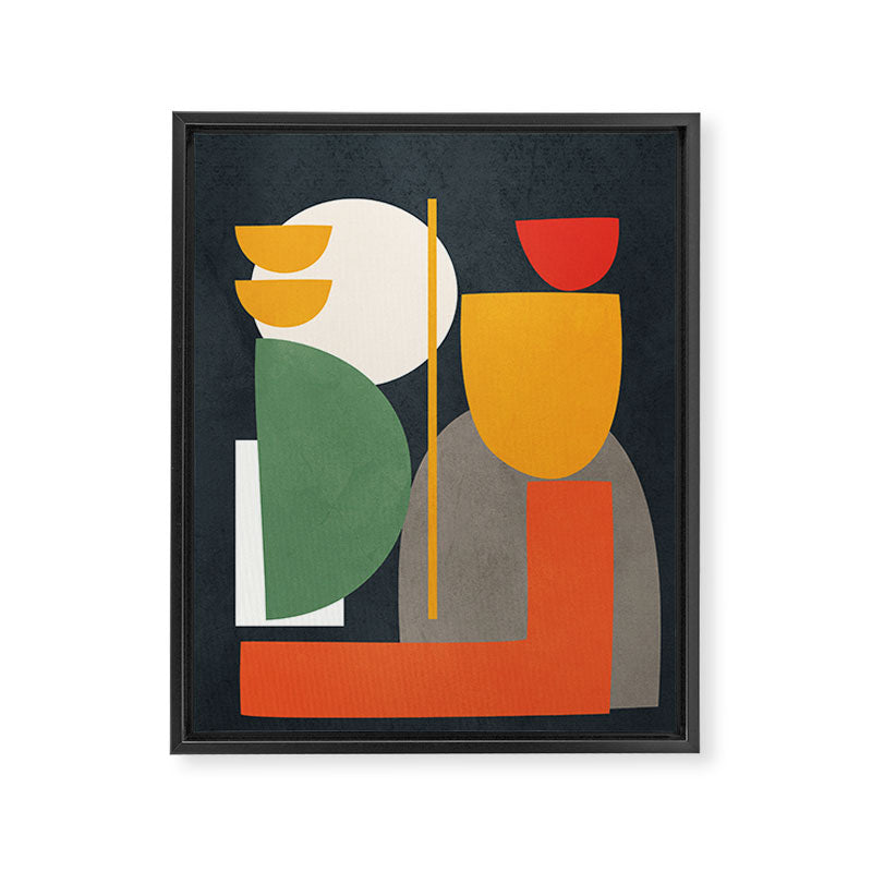 Abstract Shape Setting 02 Framed Canvas Print Gallery Image 8