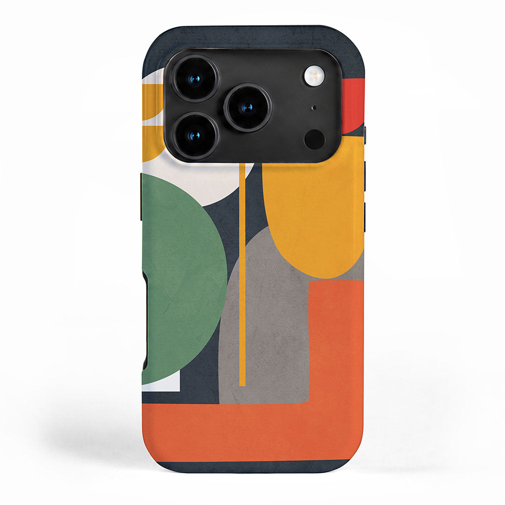 Abstract Shape Setting 02 iPhone Case Gallery Image 1