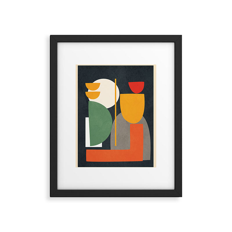 Abstract Shape Setting 02 Framed Art Print Gallery Image 6