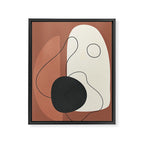Abstract Shapes 37 Framed Canvas Print Gallery Image 6