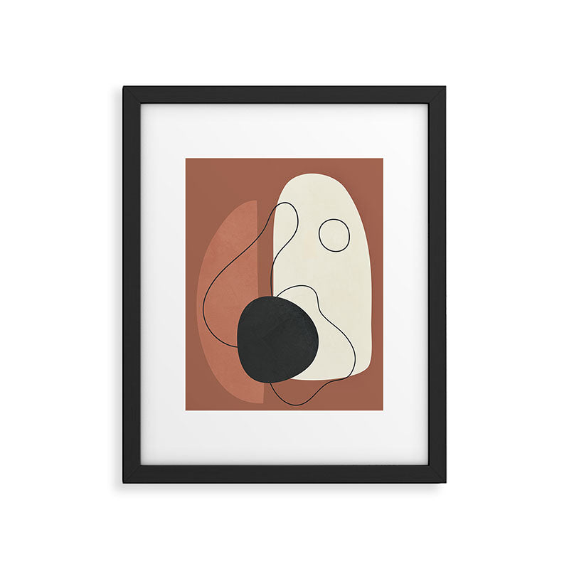 Abstract Shapes 37 Framed Art Print Gallery Image 4