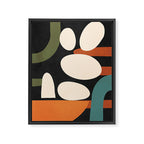 Abstract shapes in the skies 1 Framed Canvas Print Gallery Image 6