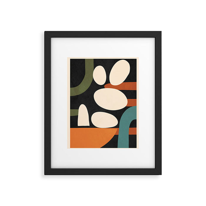 Abstract shapes in the skies 1 Framed Art Print Gallery Image 1