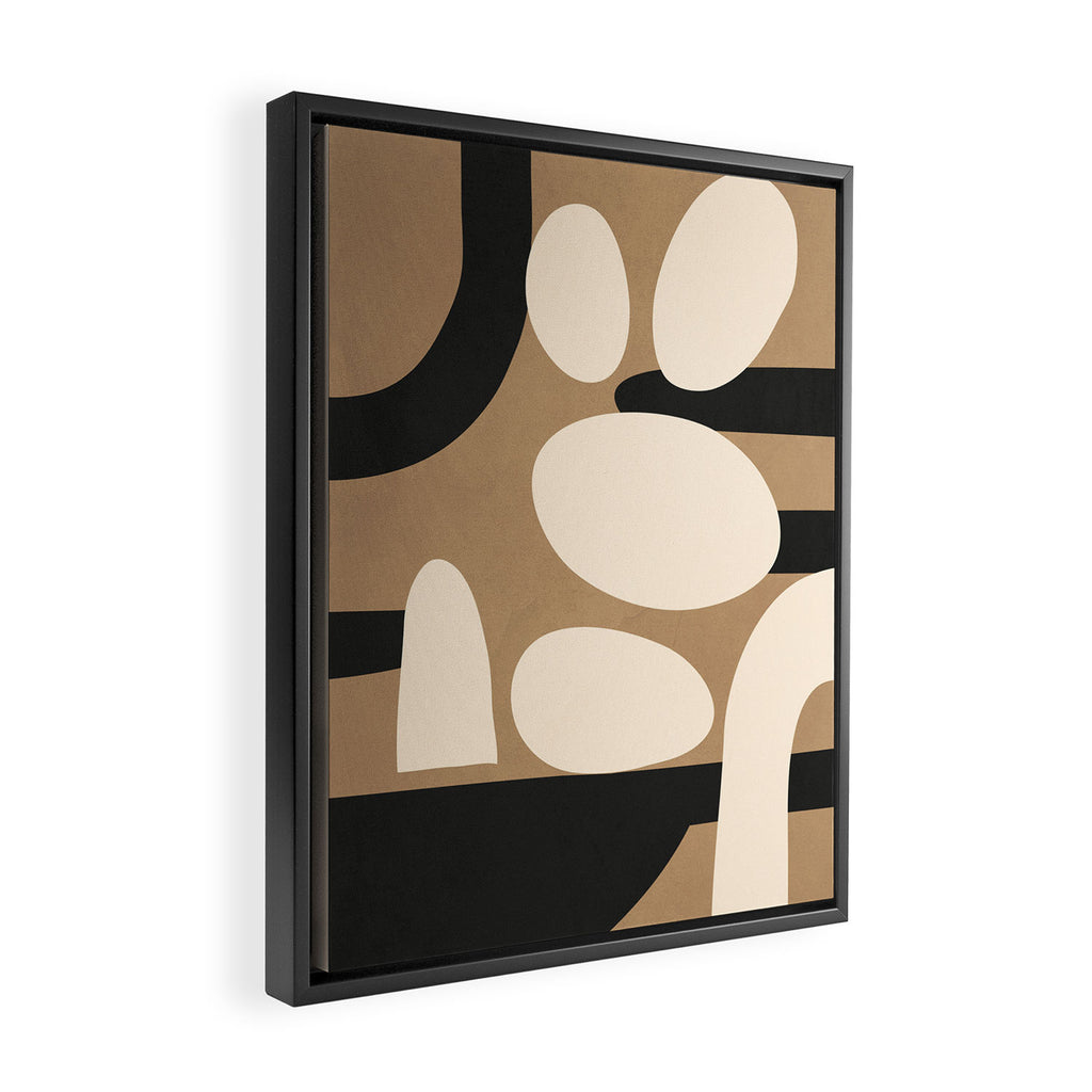 Abstract shapes in the skies 13 Framed Canvas Print Gallery Image 2