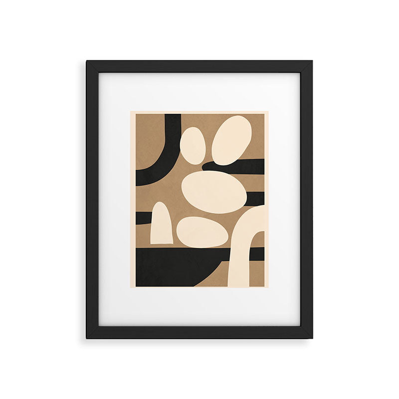Abstract shapes in the skies 13 Framed Art Print Gallery Image 5
