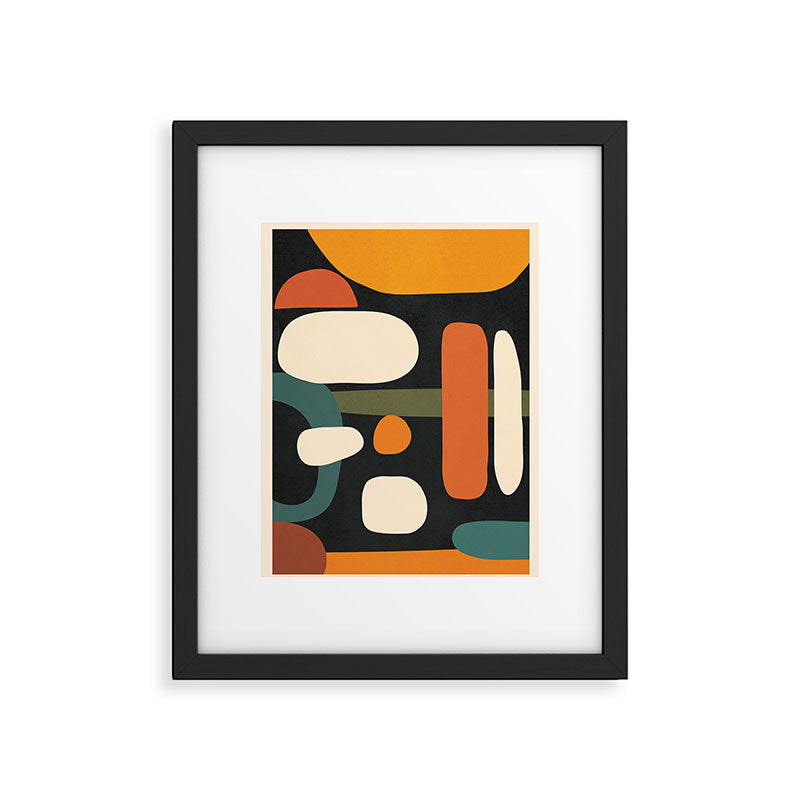 Abstract shapes in the skies 2 Framed Art Print Gallery Image 5