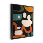 Abstract shapes in the skies 3 Framed Canvas Print Gallery Image 2