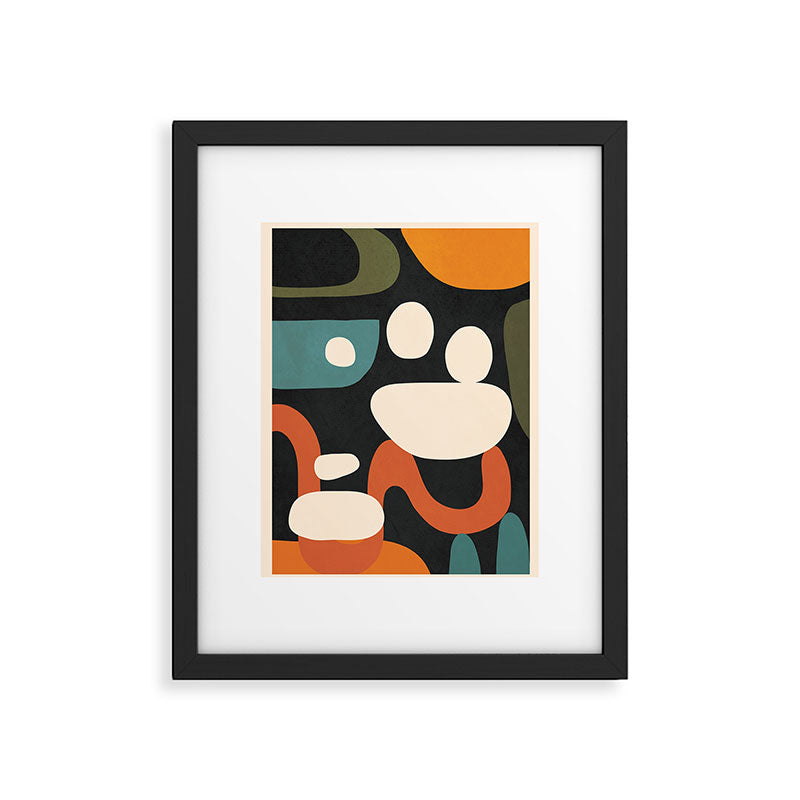Abstract shapes in the skies 3 Framed Art Print Gallery Image 5