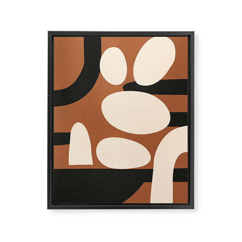 Abstract shapes in the skies 7 Framed Canvas Print Gallery Image 6
