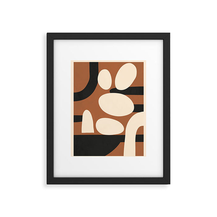 Abstract shapes in the skies 7 Framed Art Print Gallery Image 1