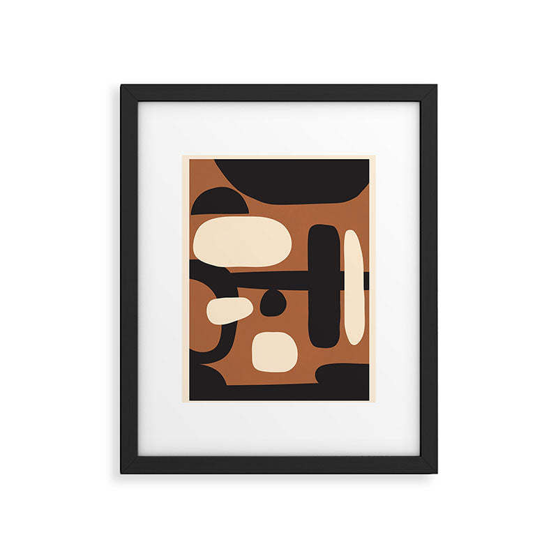 Abstract shapes in the skies 8 Framed Art Print Gallery Image 5