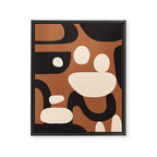 Abstract shapes in the skies 9 Framed Canvas Print Gallery Image 6