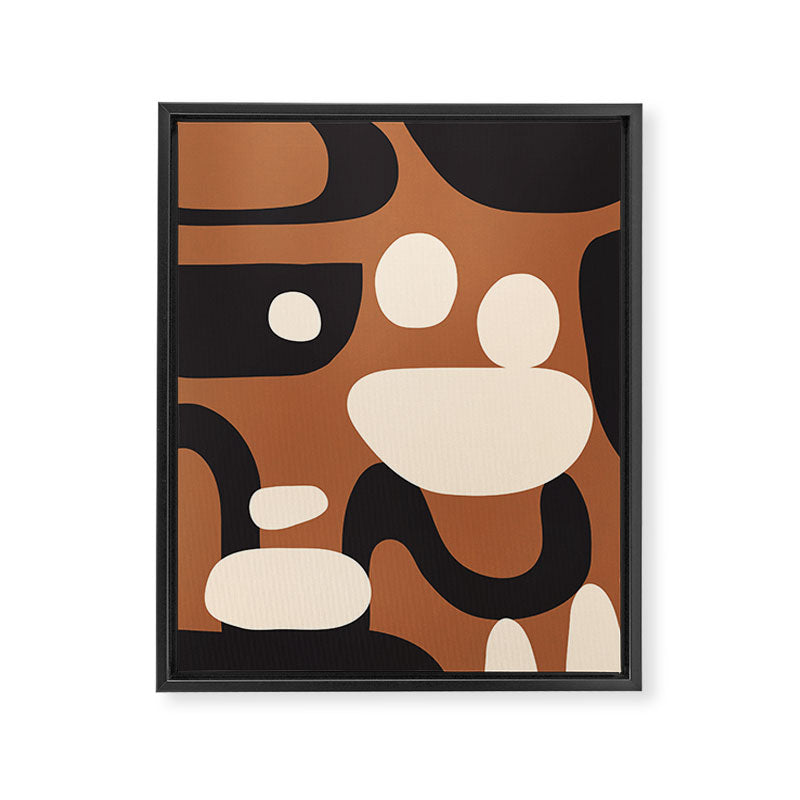 Abstract shapes in the skies 9 Framed Canvas Print Gallery Image 6