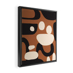 Abstract shapes in the skies 9 Framed Canvas Print Gallery Image 2