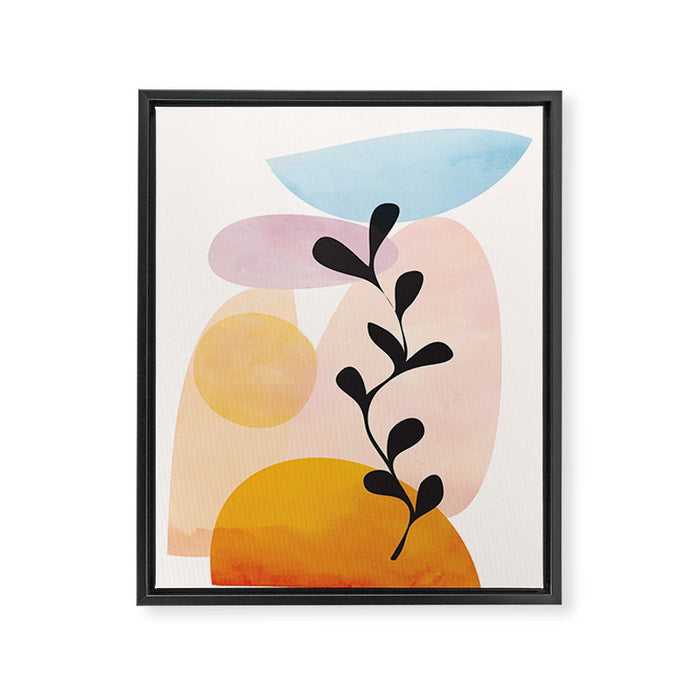 Abstract Shapes14 Framed Canvas Print Gallery Image 1