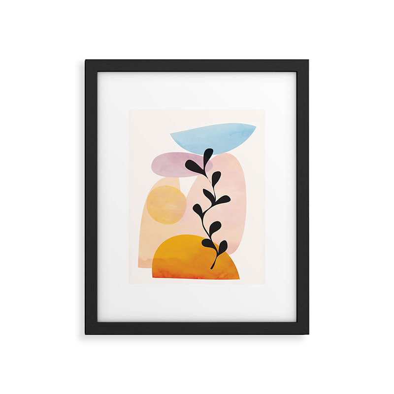 Abstract Shapes14 Framed Art Print Gallery Image 5