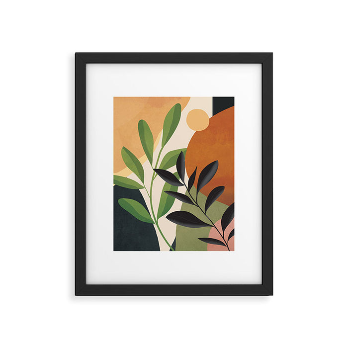 Abstract Sun Rays on the Branches 01 Framed Art Print Gallery Image 1
