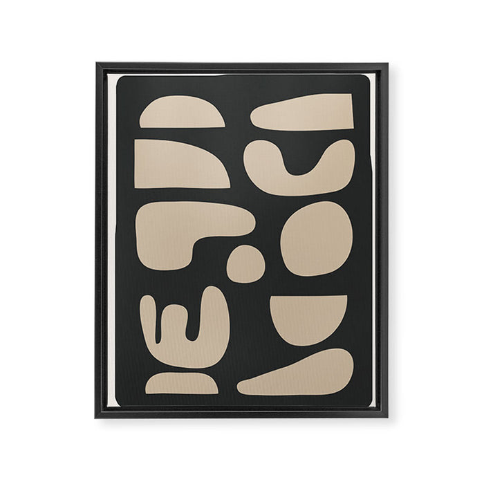 Abstract Twist Framed Canvas Print Gallery Image 1