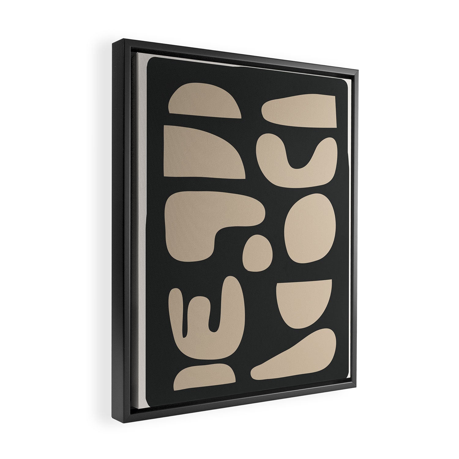 Abstract Twist Framed Canvas Print Gallery Image 2