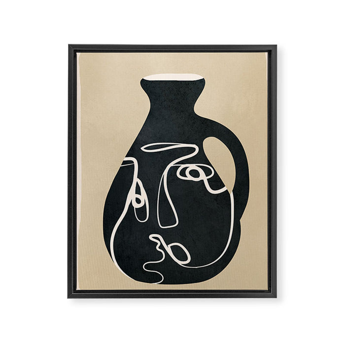 Abstract Vase 5 Framed Canvas Print Gallery Image 1