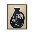 Abstract Vase 5 Framed Canvas Print Gallery Image 8