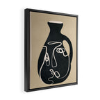 Abstract Vase 5 Framed Canvas Print Gallery Image 2