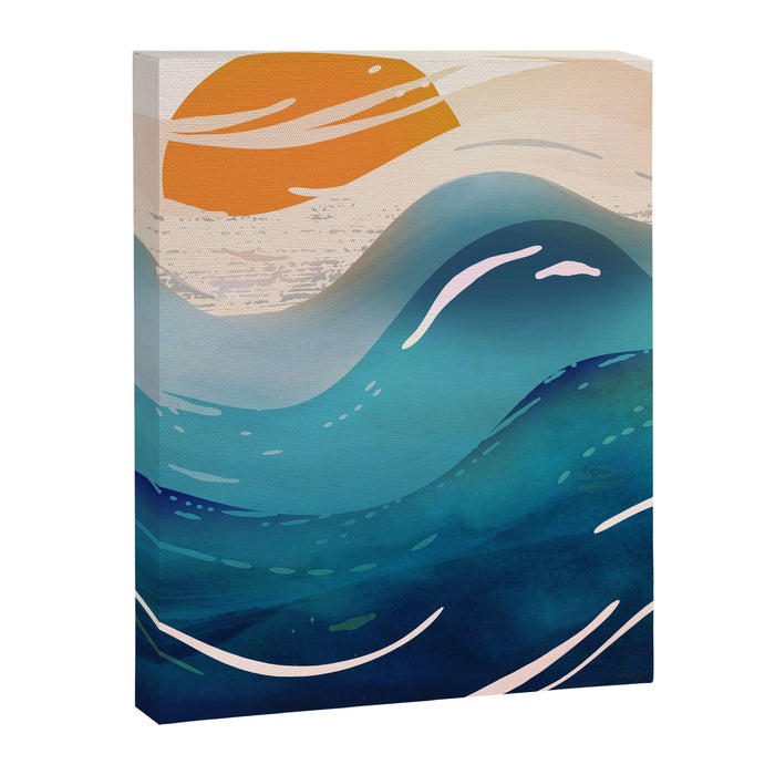 Abstract Waves Canvas Print Gallery Image 1