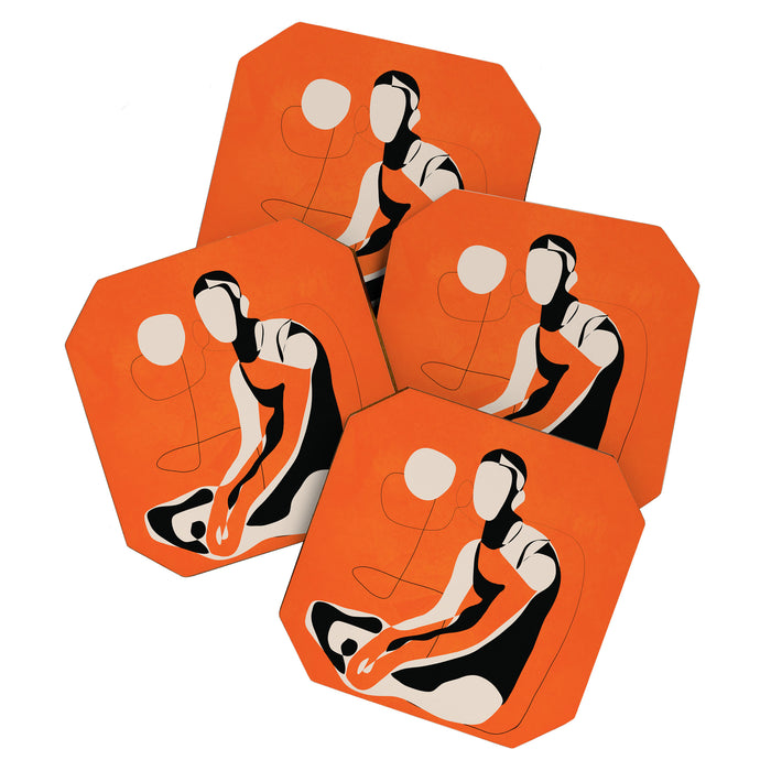 Abstract Woman Body 2  Coaster Gallery Image 1