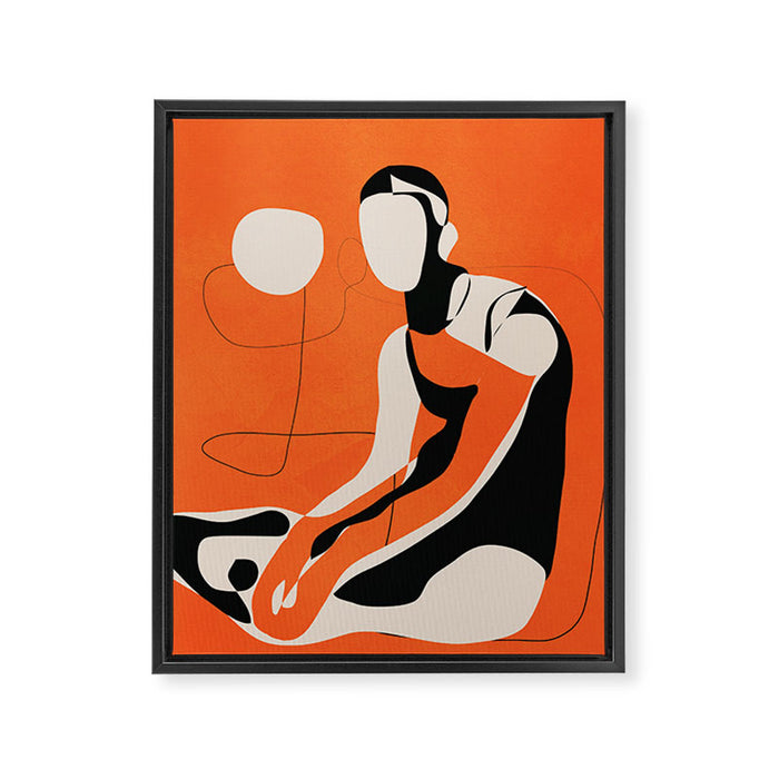 Abstract Woman Body 2  Framed Canvas Print Gallery Image 1