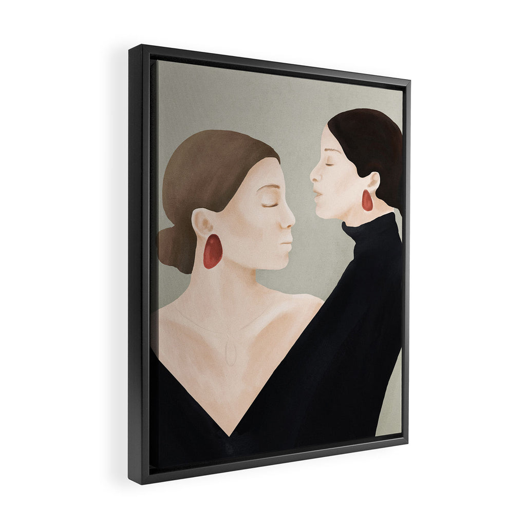 Aligned Model Flow Framed Canvas Print Gallery Image 2