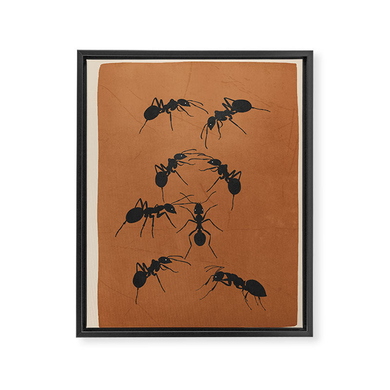 Ants in Formation 1 Framed Canvas Print Gallery Image 6