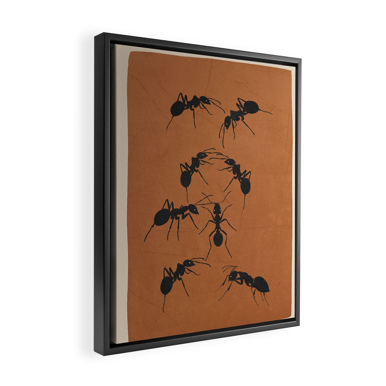 Ants in Formation 1 Framed Canvas Print Gallery Image 2