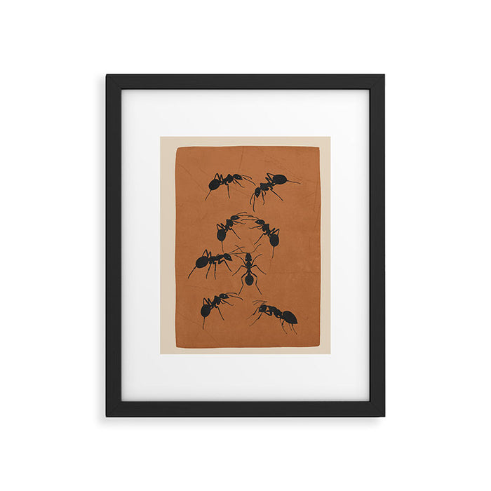 Ants in Formation 1 Framed Art Print Gallery Image 1