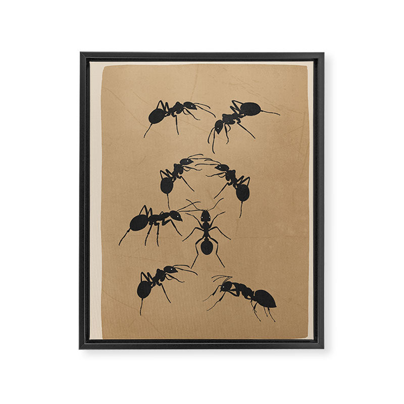 Ants in Formation 5 Framed Canvas Print Gallery Image 6