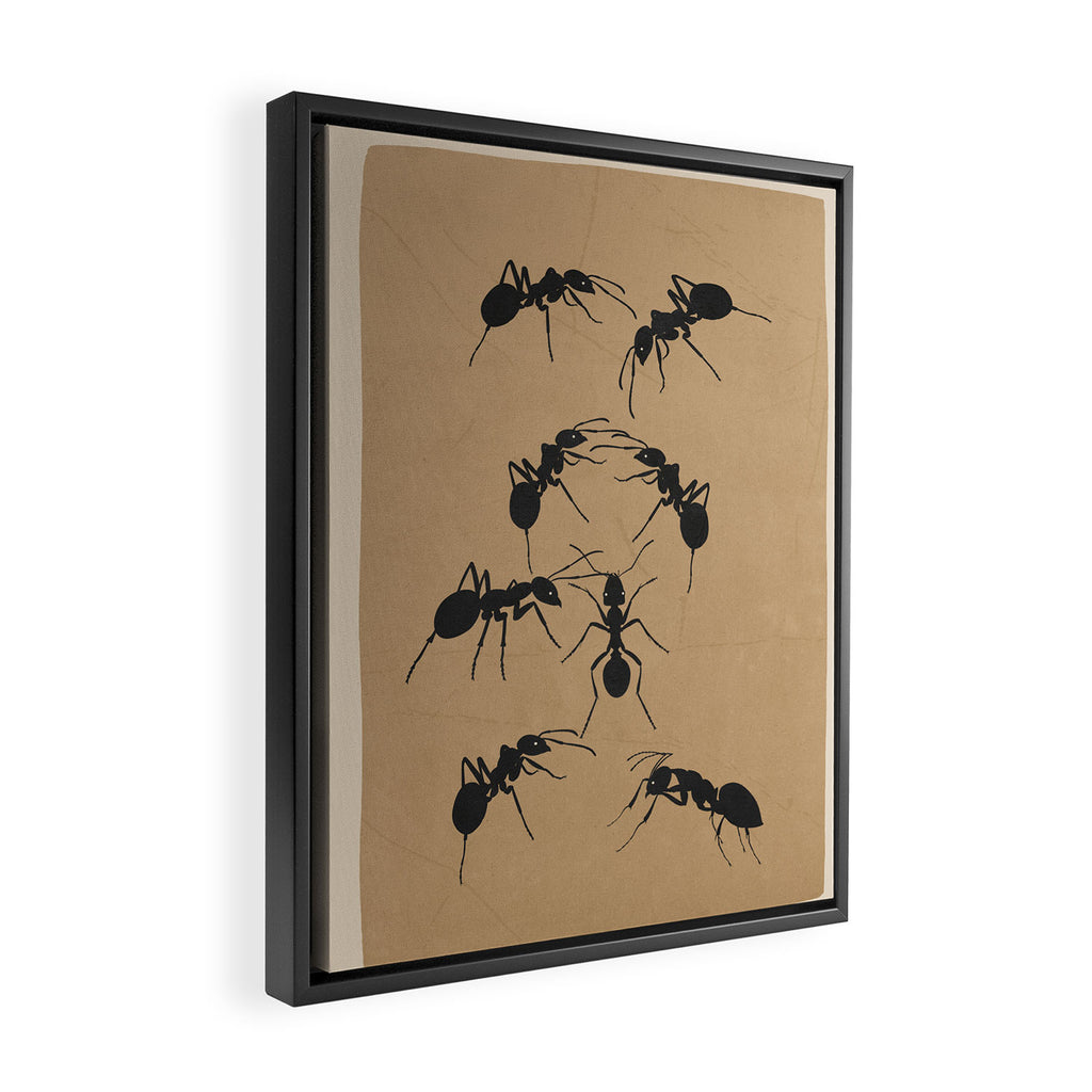 Ants in Formation 5 Framed Canvas Print Gallery Image 2