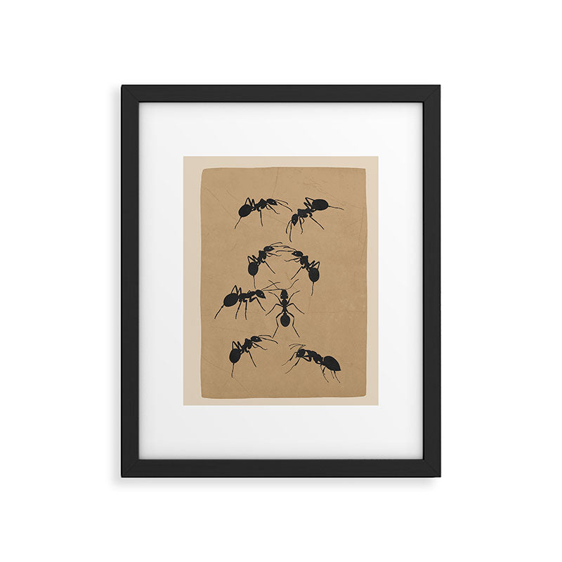 Ants in Formation 5 Framed Art Print Gallery Image 5