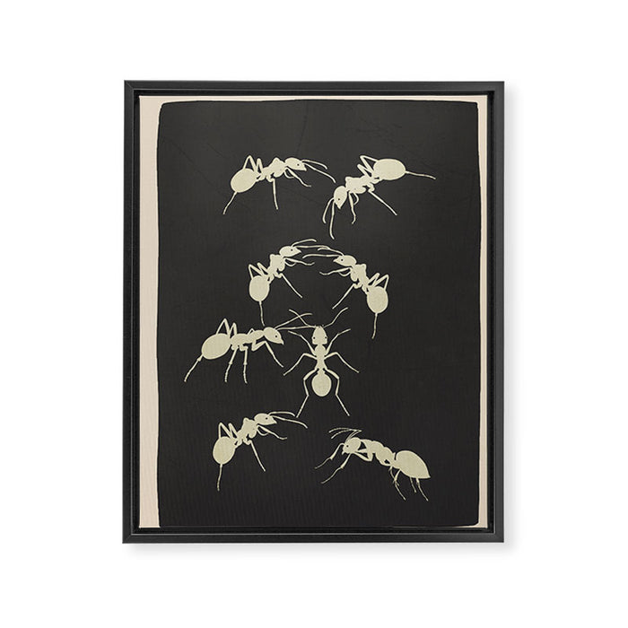 Ants in Formation 6 Framed Canvas Print Gallery Image 1