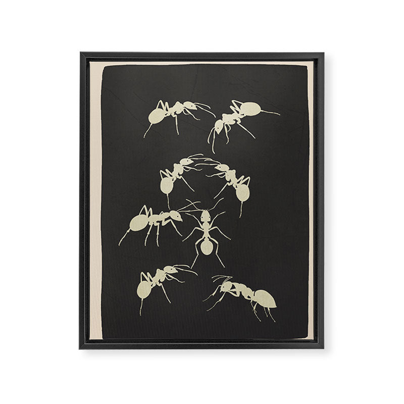 Ants in Formation 6 Framed Canvas Print Gallery Image 6