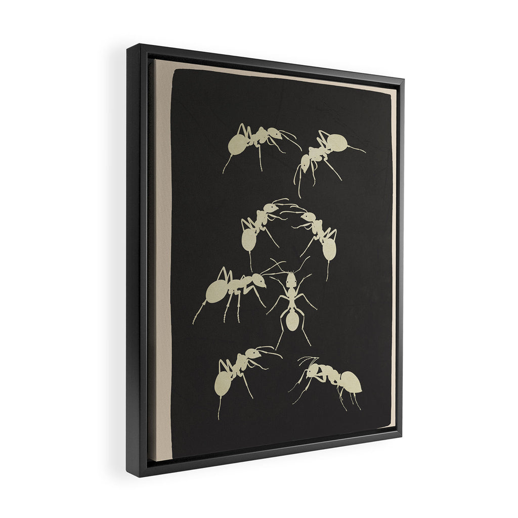 Ants in Formation 6 Framed Canvas Print Gallery Image 2