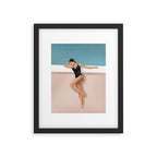 At the pool Framed Art Print Gallery Image 5