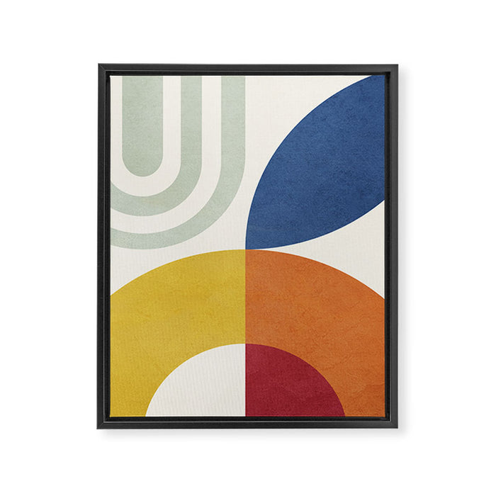 Attached Abstraction 03 Framed Canvas Print Gallery Image 1