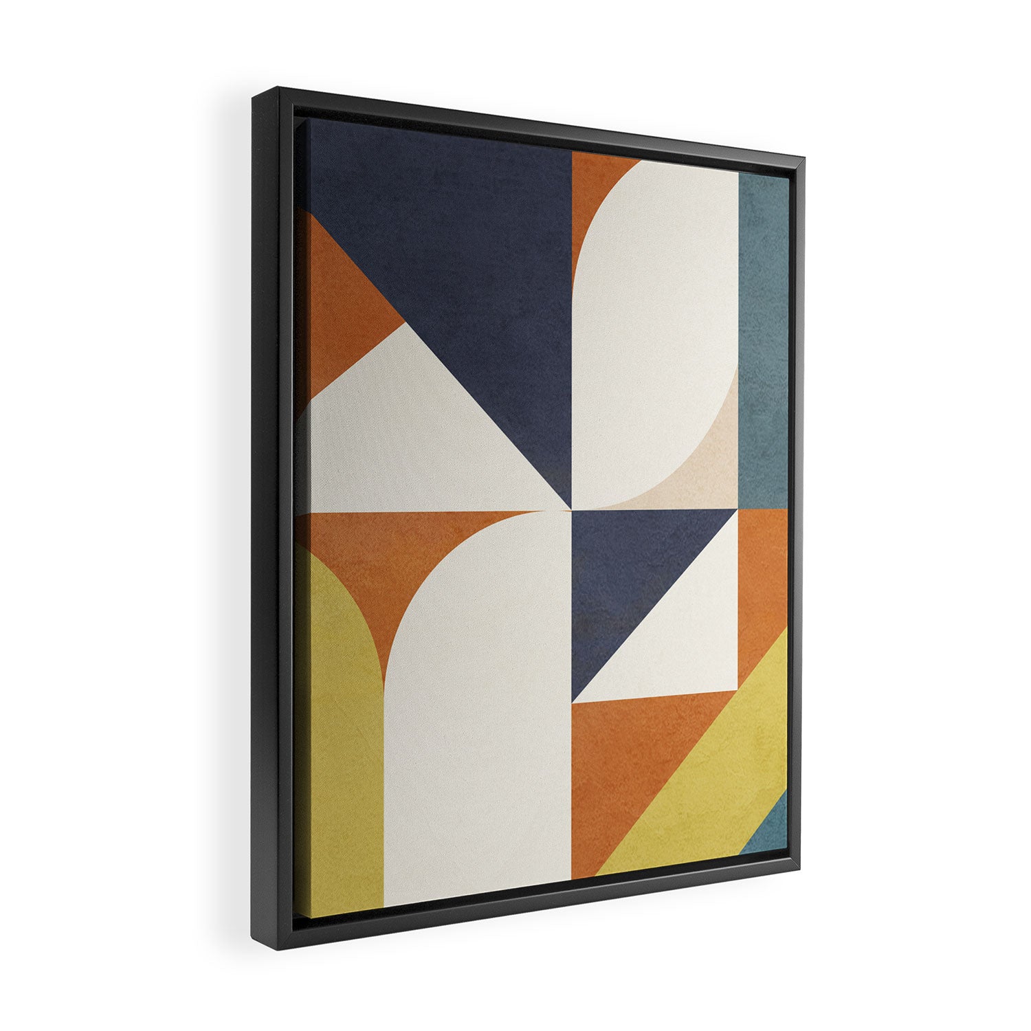 Attached Abstraction 05 Framed Canvas Print Gallery Image 2