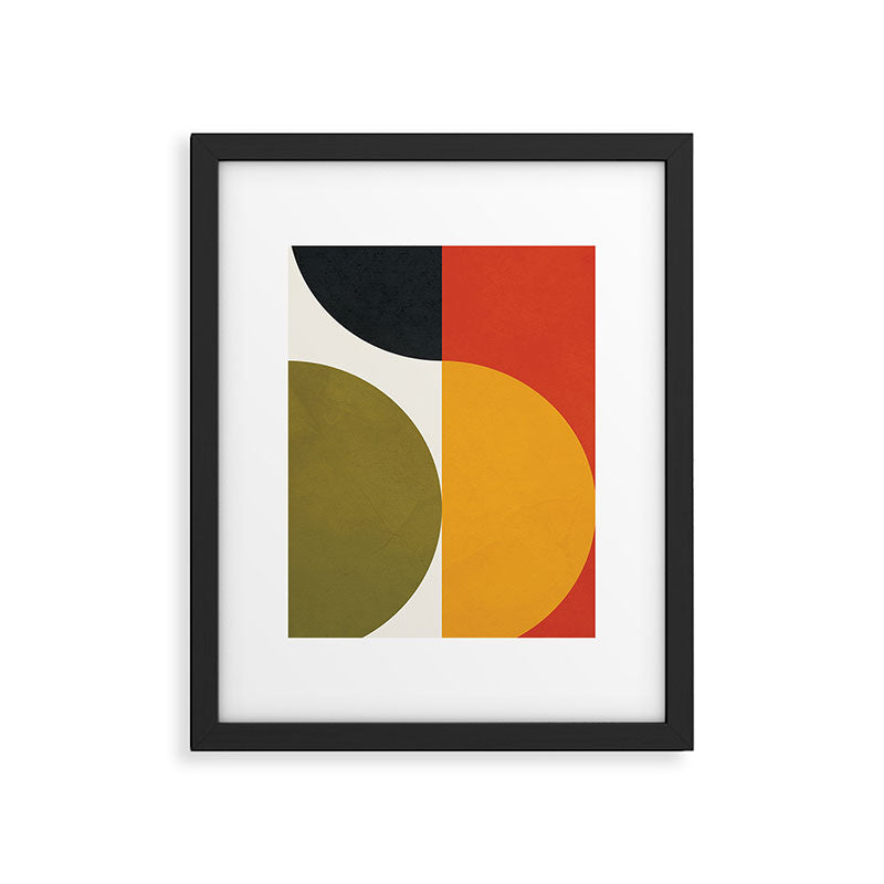 Attached Abstraction 10 Framed Art Print Gallery Image 5