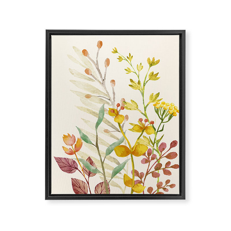 Autumn Flowers Framed Canvas Print Gallery Image 6