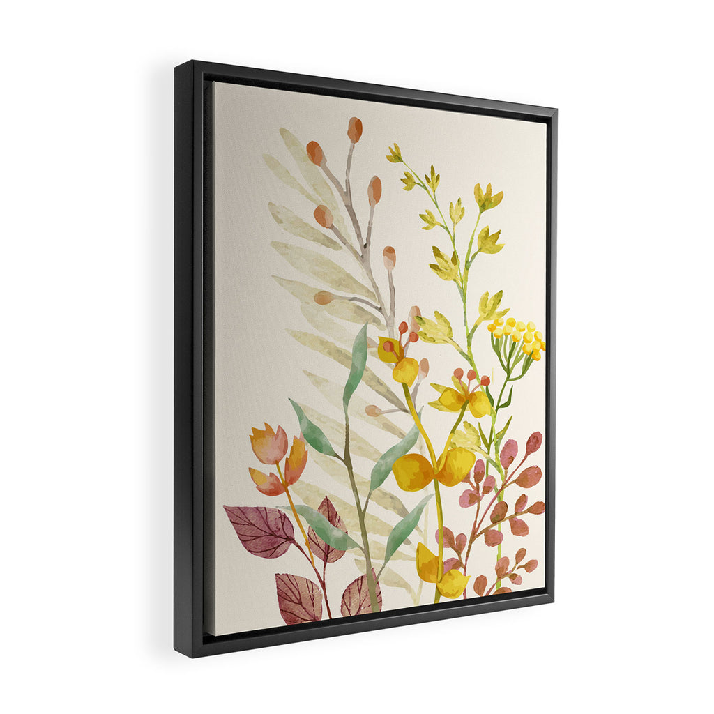 Autumn Flowers Framed Canvas Print Gallery Image 2