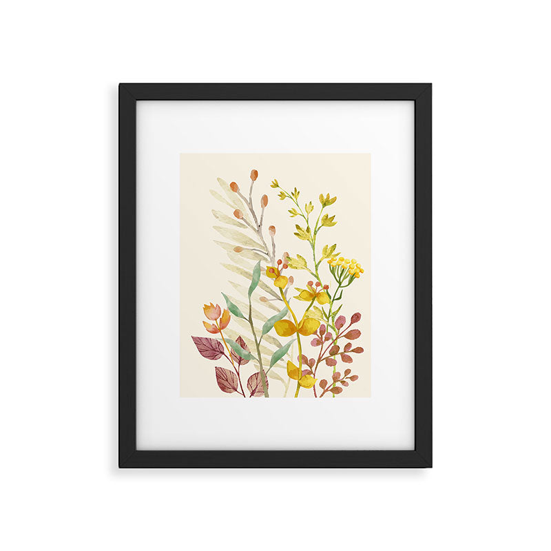 Autumn Flowers Framed Art Print Gallery Image 5