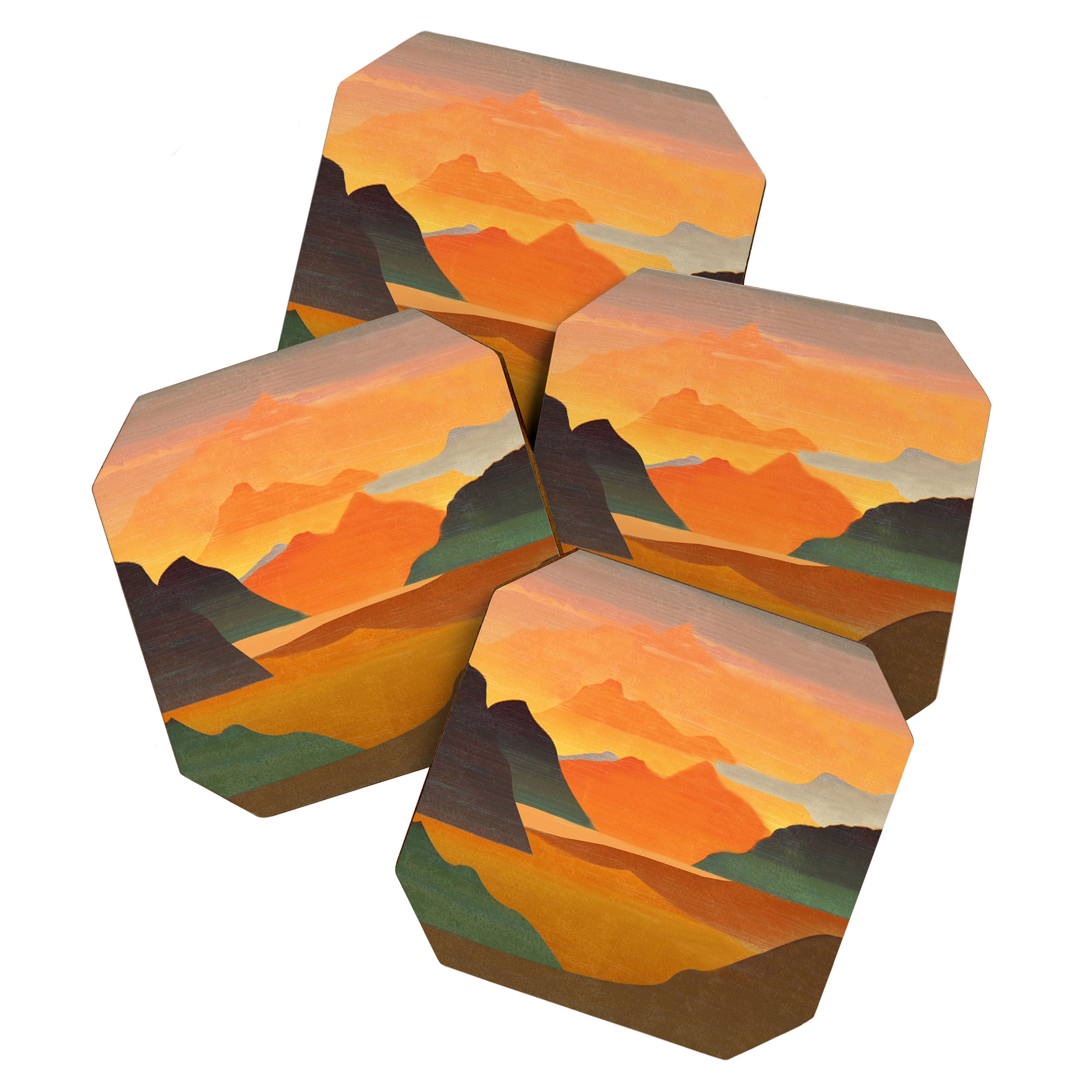Autumn Landscape 1 Coaster Gallery Image 1