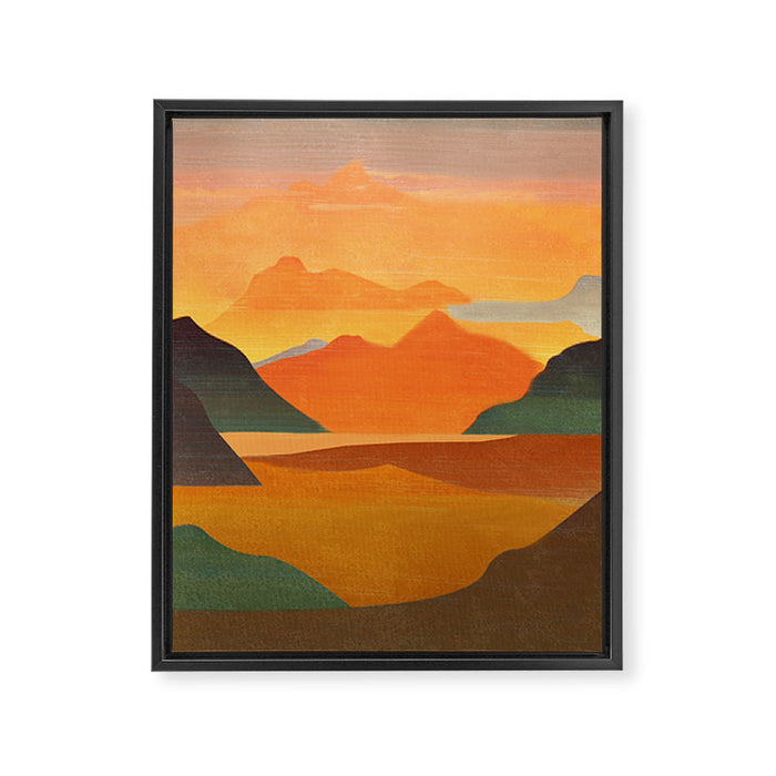 Autumn Landscape 1 Framed Canvas Print Gallery Image 1