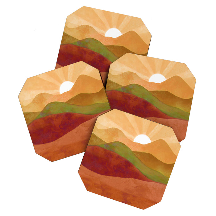 Autumn Landscape 3 Coaster Gallery Image 1