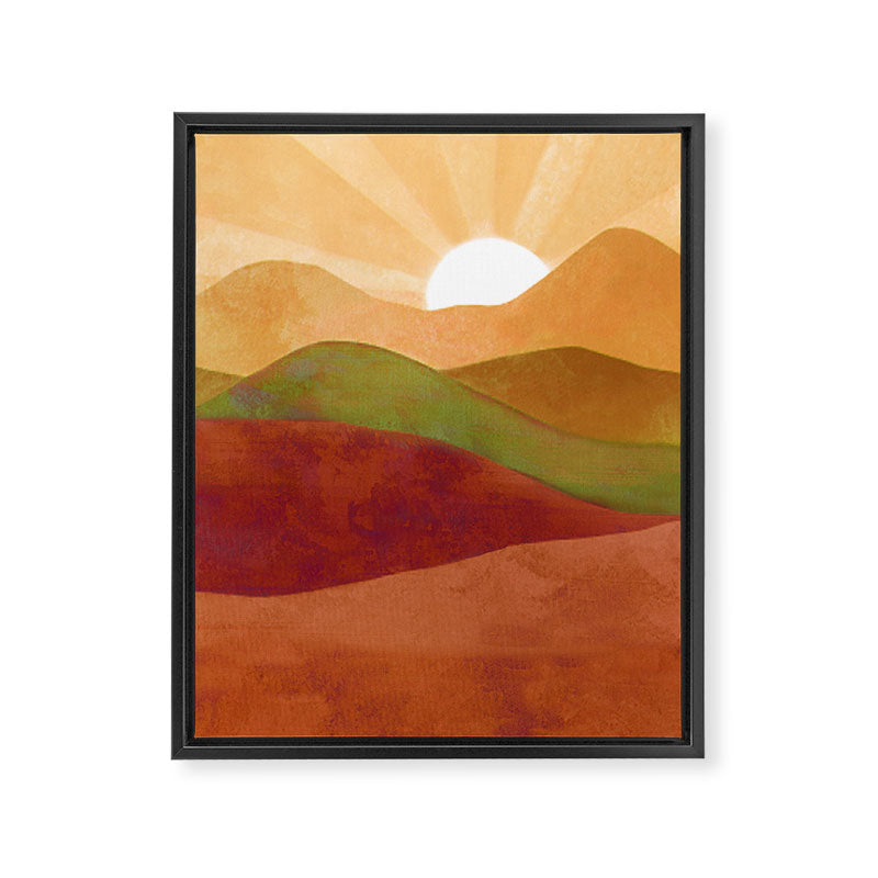 Autumn Landscape 3 Framed Canvas Print Gallery Image 8